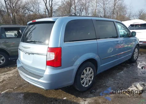 2013 Chrysler Town & Country Touring из США, поврежденный, VIN 2C4RC1BG0DR792838